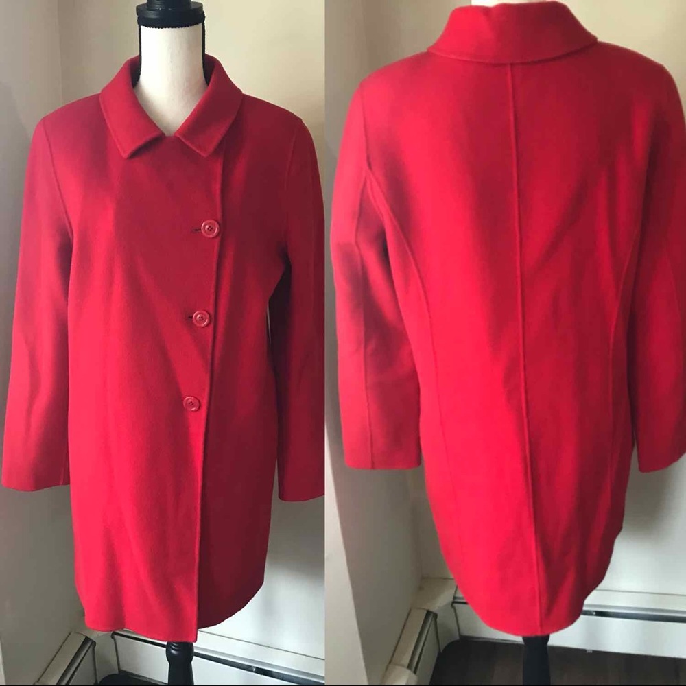 SALE ❗️❗️❗️Bloomingdale’s Button Front Coat Wool/Cashmere 14P